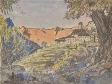 Josef Mahlknecht (Bozen/Bolzano 1886 – Meran/Merano Scena;Carboncino,...