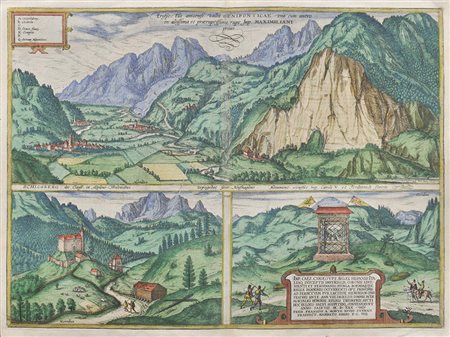 Frans Hogenberg, Georg Braun Prospectus amoeniss...,1598;...vallis...