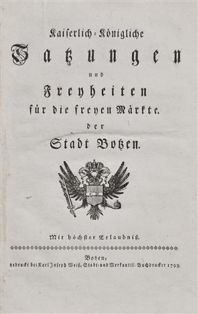 - Kaiserliche Königliche Satzungen...1793;Kaiserliche Königliche Satzungen...