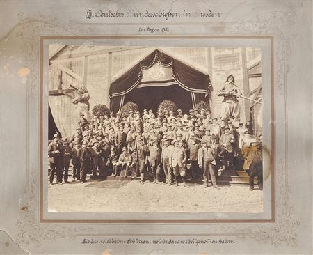 Anonym um 1900/Anonimo attorno al 1900 Fotografia „XIII Deutsches...