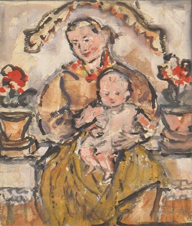 Ignaz Stolz (Bozen/Bolzano 1868 – Lana 1953) Madonna con...