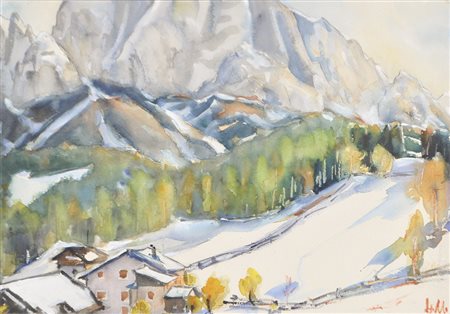 Hubert Mumelter (Bozen/Bolzano 1896 – 1981) Paesaggio invernale nelle...