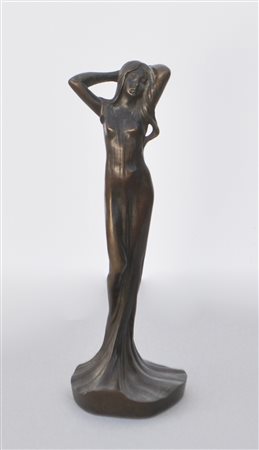 Jugendstilkünstler um 1900/ Scultore liberty intorno al 1900 Figura...