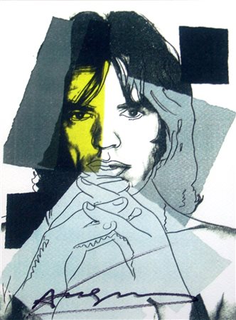 Andy Warhol 1928, Pittsburgh - 1987, New York - [USA] Mick Jagger portrait...