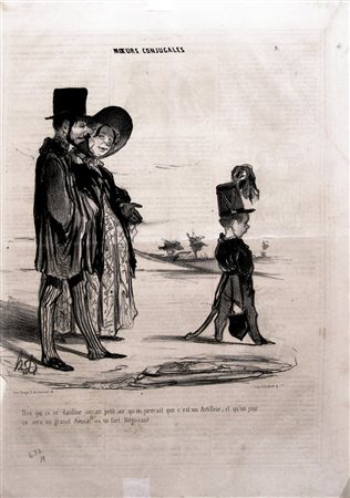 Honoré Daumier 1808, Marsiglia - 1879, Valmondois - [Francia] Moeurs...