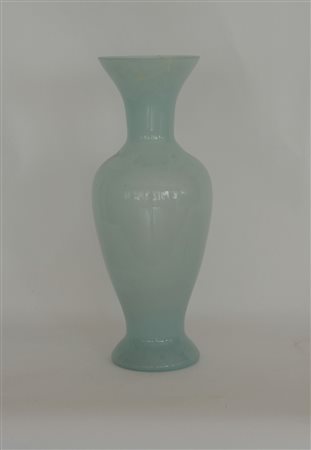 Vaso in vetro celeste (h cm 51)