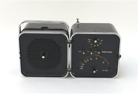 Marco Zanuso e Richard Sapper Radio modello "Cubo". Produzione Brionvega,...