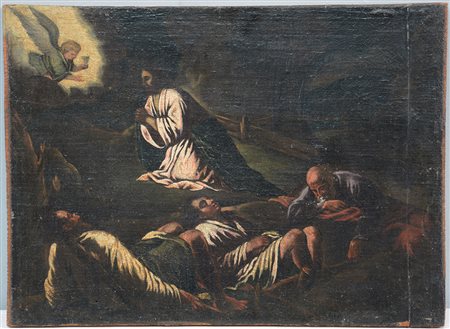 Seguace di Francesco BassanoOrazione nell'Orto dei Getsemaniolio su tela...