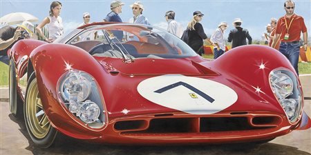 Enrico Ghinato, Lendinara (Ro) 1955, 330 P 4 Ferrari 60 Relay, 2008, Olio su...