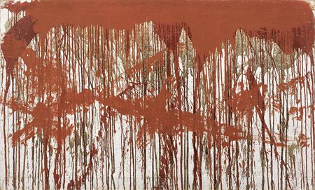 Hermann Nitsch, Vienna 1938, Senza titolo, 1987, Sangue e pittura su tela, cm...