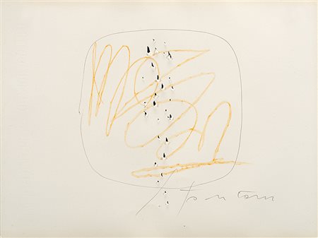 Lucio Fontana (Rosario 1899 - Comabbio 1968)Lucio Fontana"Concetto spaziale"...