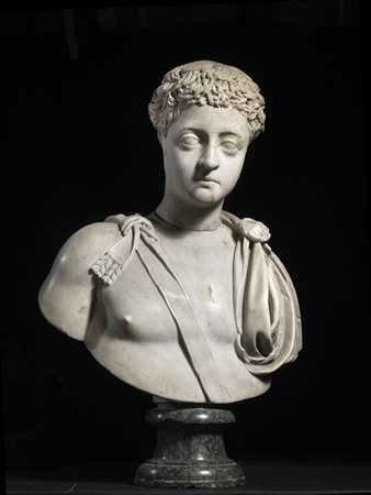 BUSTO DI COMMODO GIOVANE DATAZIONE: 175-177 d. C. MATERIA E TECNICA: marmo...