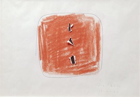 Lucio Fontana (Rosario di Santa Fè, 1899 - Comabbio, 1968) Concetto Spaziale,...