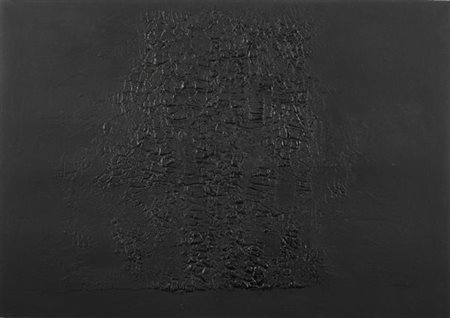 Alberto Burri (Città Di Castello, 1915 - Nizza, 1995) Cretto Nero E, 1971...