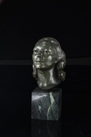 Francesco Messina (1900-1995), Ritratto di signora Genovese, anni '30 bronzo,...