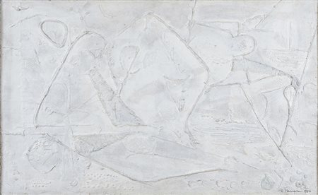 Carlo Nangeroni (1922-2018), Rilievo bianco (White relief), 1954 tecnica...