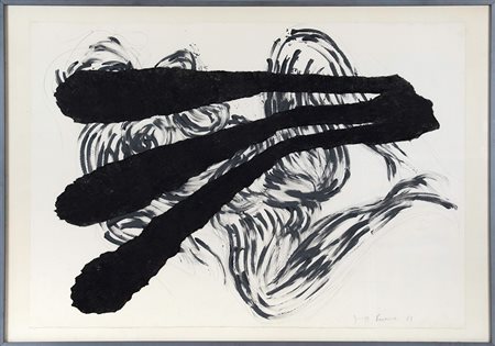 Giuseppe Penone (1947), Senza titolo, 1981 gouache su carta, cm 70x100...