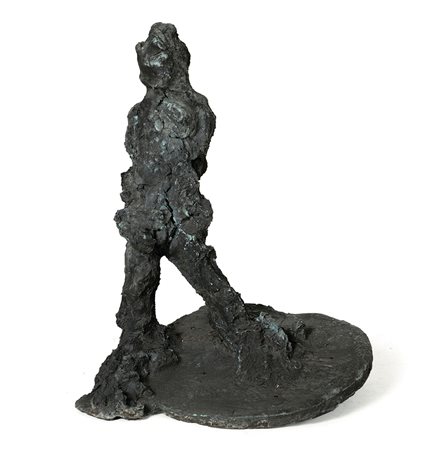 Giuseppe Spagnulo (1936-2016), Guerriero, 1985 bronzo, cm 68x57x52 siglato e...