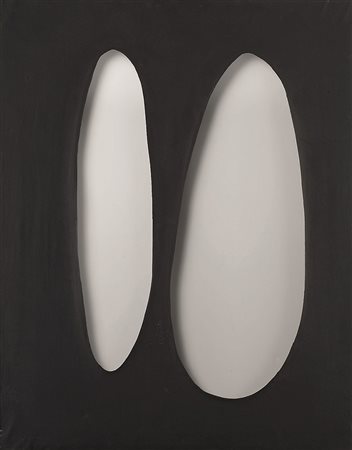 Dadamaino (1930-2004), Volume, 1959, idropittura su tela, cm 90x70 Firmato,...