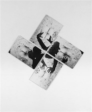 Anonimo Ombre 1970 ca.Fotomontaggio composto da quatro stampe fotografiche...