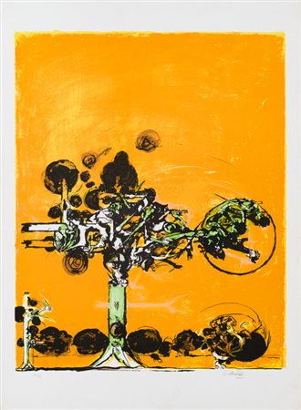 GRAHAM SUTHERLAND (1903-1980)Senza TitoloSerigrafiacm 76x56Firma in...