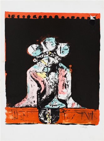 GRAHAM SUTHERLAND (1903-1980)Senza TitoloSerigrafiacm 76x56Firma in...