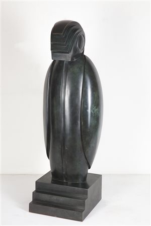 ADAMI FRANCO (n. 1933) Horus. Bronzo. Cm 33,00 x 110,00 x 35,00. Autentica...