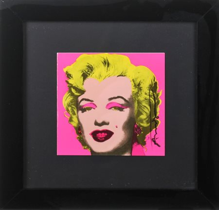 ANDY WARHOL, Marilyn invito Leo castelli, Serigrafia su cartoncino Anno ...