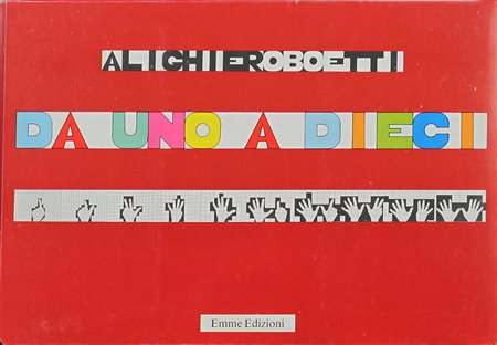 ALIGHIERO BOETTI, Da uno a dieci, Stampa multiplo Cartella contenente 20...