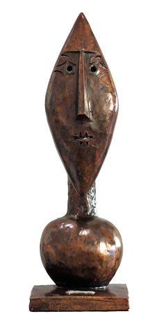 D'APRES PICASSO, Senza titolo, Scultura in bronzo Dim. 43x20x14 Esemplare 05/250