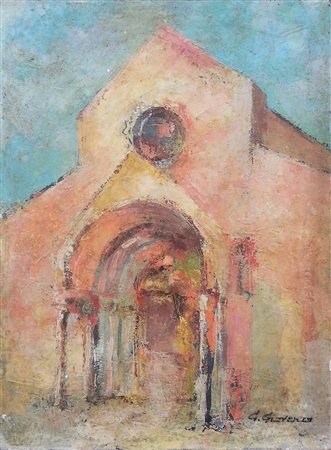 Gisella Giovenco (Ferrara, 1946) San Ciriaco, Ancona Olio su tela cm 40x30