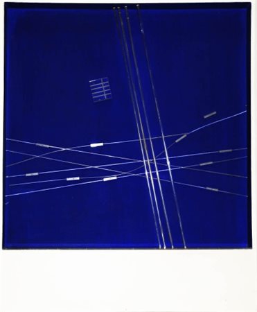 CARLO CIONI 1930 " L.R.19 ", 1961 Assemblaggio pittura, plastica e neon su...