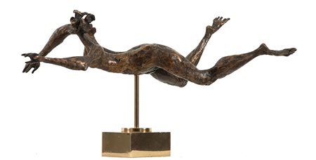 Luciano Minguzzi (Bologna 1911 2004) La nuotatrice 1998 Scultura in bronzo,...