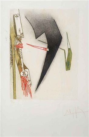 WILFREDO LAM (1902 - 1982) Senza titolo Acquaforte e acquatinta, es. 10/130...