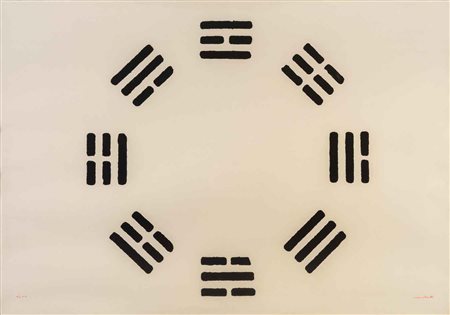 VINCENZO AGNETTI (1926 - 1981) I Ching Serigrafia su cartoncino, es. n/s p.a....