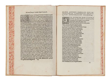 SABELLICO, Marco Antonio (1436-1506) - Opera quae hoc volumine continentur....