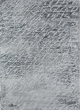 ALFREDO RAPETTI (1961)Silver, 2007Acrilici su telacm 63,5x46x4Firma, titolo e...