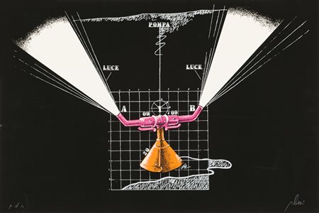 FABRIZIO PLESSI (1940)Senza TitoloLitografiacm 44x66Firma e numerazione...