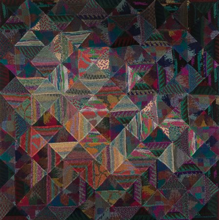 OTTAVIO MISSONI (1921-2013)Senza Titolo, 1983Arazzocm 123x123Firma e...