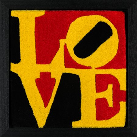 ROBERT INDIANA (1928-2018)Love RugTappeto in lana - Multiplo non numeratocm...