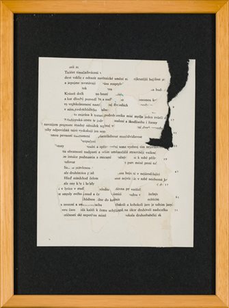 JIRI KOLAR (1914-2002) Senza Titolo, 1961-1963 Collage su carta cm 19x15,7...