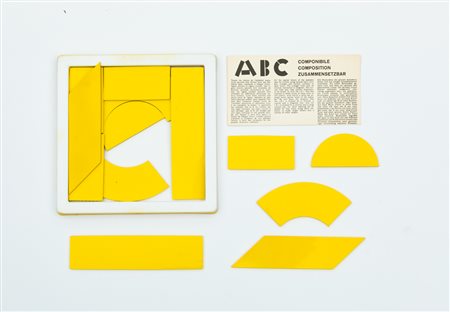 BRUNO MUNARI (1907-1998)ABC con fantasia, 1960Multiplo composto da elementi...