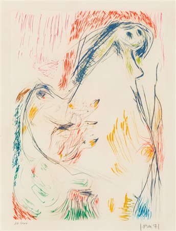 ASGER JORN (1914-1973)Proposition enceinte, 1971Acquaforte e puntaseccaLastra...