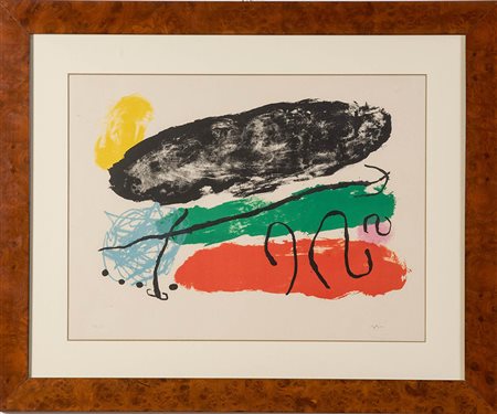 Joan Mirò (Barcellona, 1893 - Palma di Maiorca, 1983), “L’Astre Patagon”,...