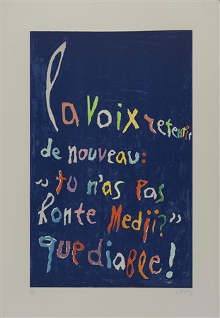 André Lanskoy (Mosca, 1902 – Parigi, 1976), da “Le journal d'un fou”....