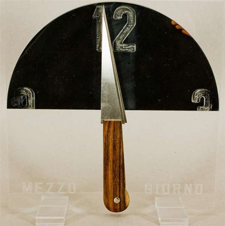 Mimmo Conenna Mezzo-giorno - 1978/1980 legno,acciaio e plexiglass,es. 16/99...