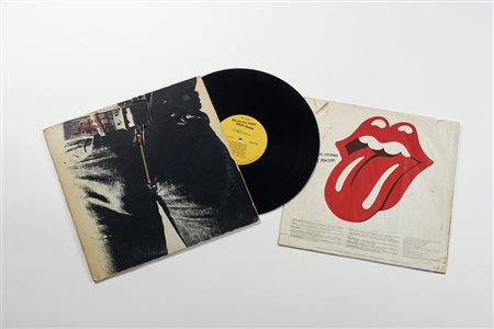 WARHOL ANDY (1928 - 1987) Sticky Fingers - The Rolling Stones. 1971. Vinile....