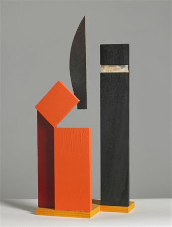 POLLIO PIERLUIGI (n. 1956) Senza titolo. 2014. Legno. Cm 22,00 x 41,00 x...