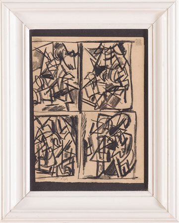 Emilo Vedova (Venezia 1919 –2006), “Dalla cartella (5 disegni di Vedova) n....