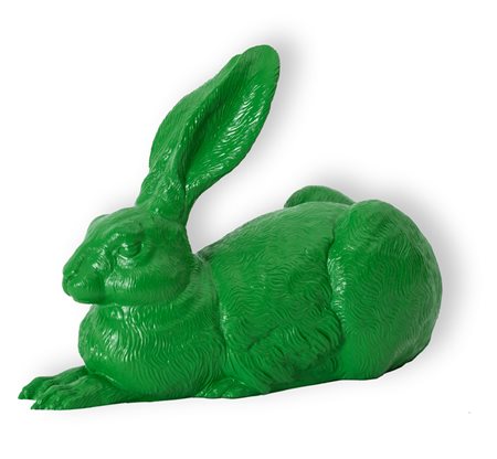 OTTMAR HÖRL (1950)Durer Hare, 2003Scultura multipla in resinacm 26x16x36Firma...